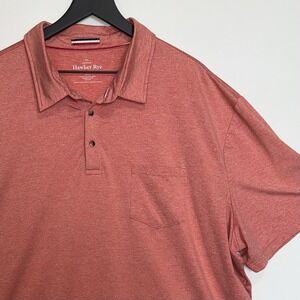 Hawker Rye Performance Polo Shirt Men's Size 3XL Light Brick Red